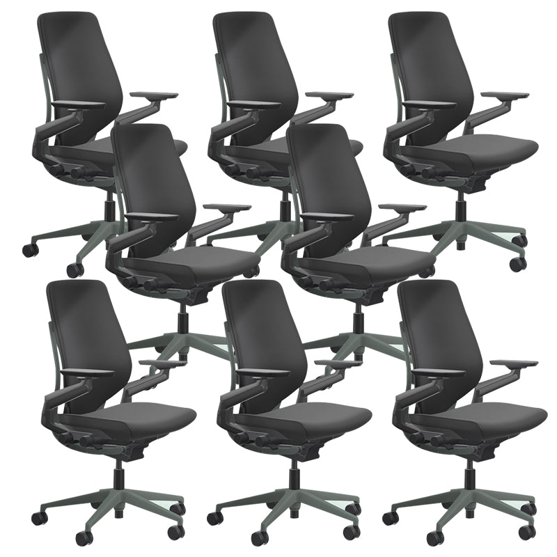 Modern Swivel Chair Adjustable Seat Height Ergonomic Office Chair with Wheels