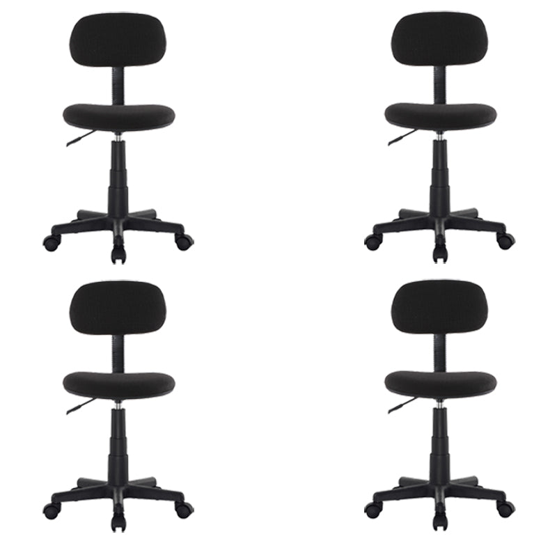 Modern No Arm Conference Chair Wheels Included Desk Chair for Office