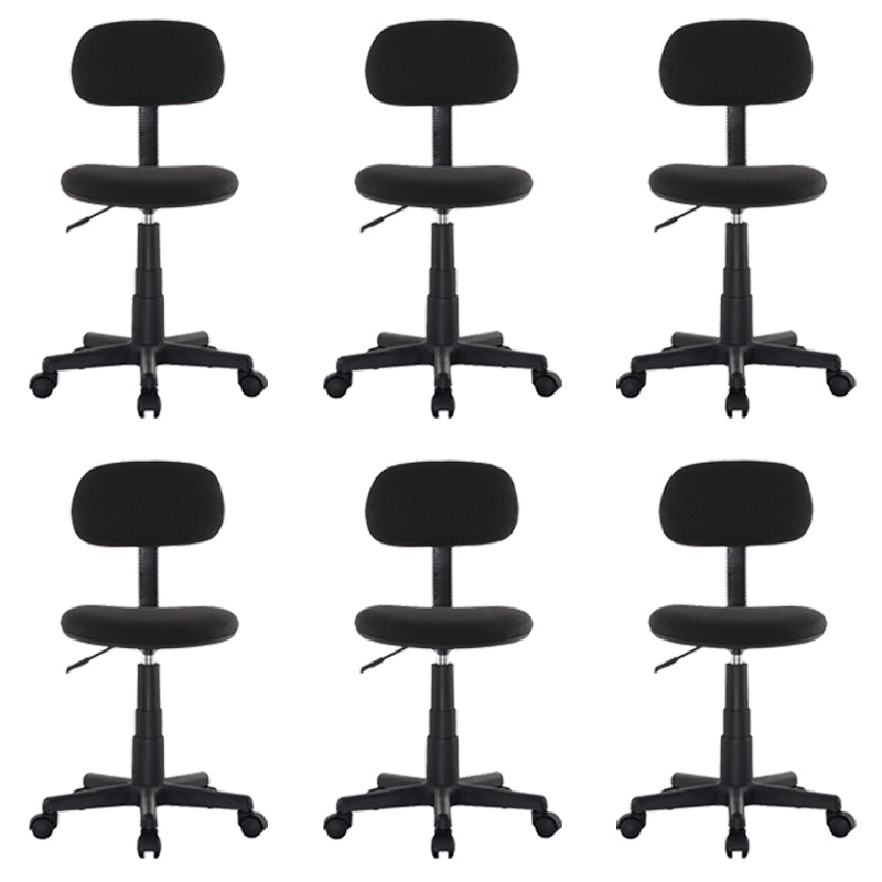 Modern No Arm Conference Chair Wheels Included Desk Chair for Office