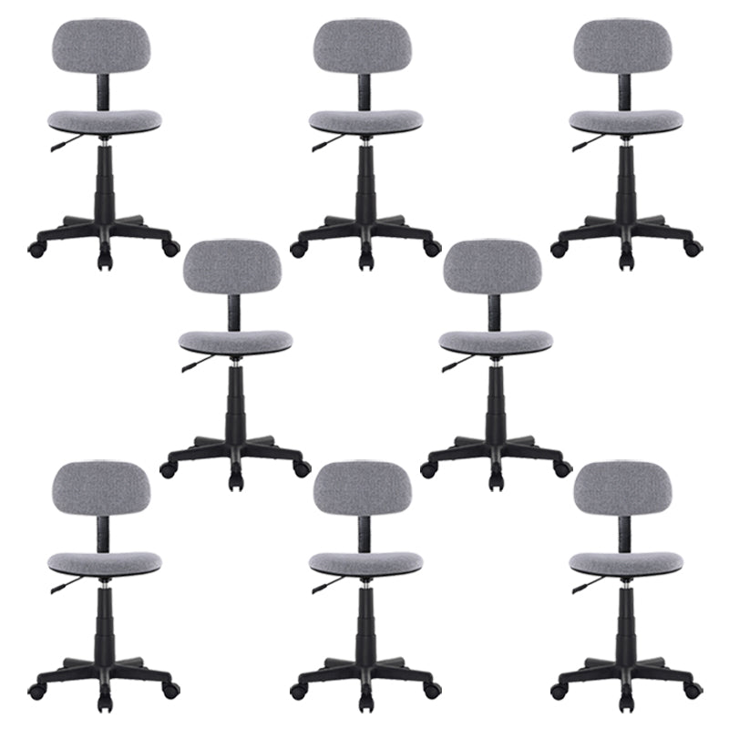 Modern No Arm Conference Chair Wheels Included Desk Chair for Office