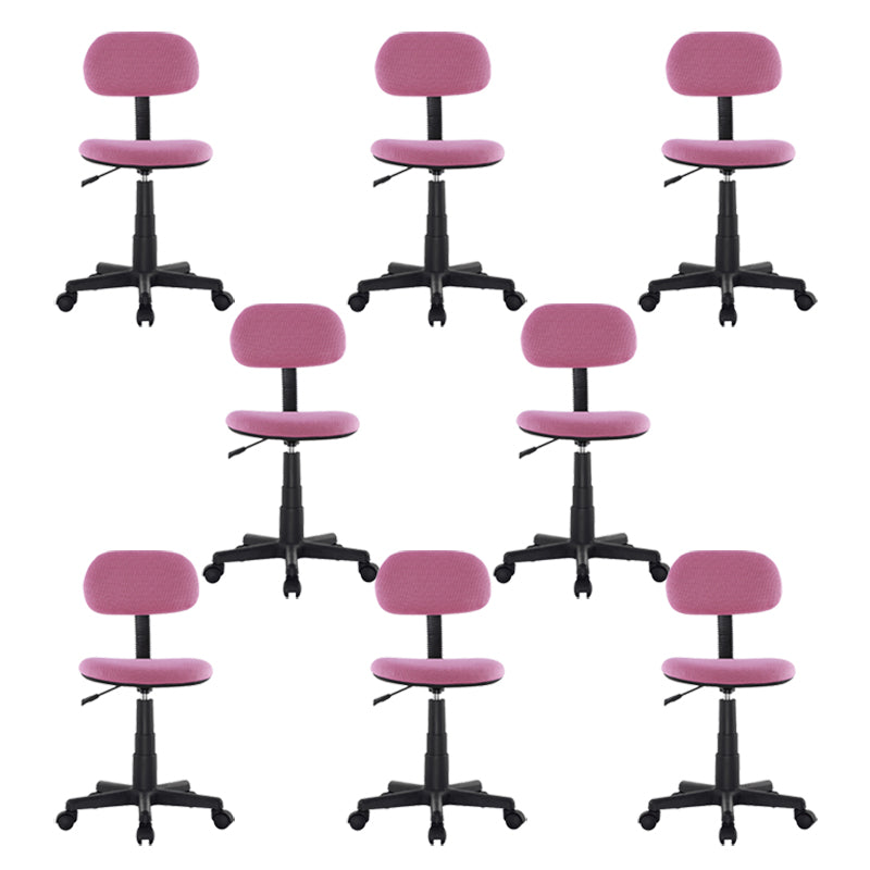 Modern No Arm Conference Chair Wheels Included Desk Chair for Office