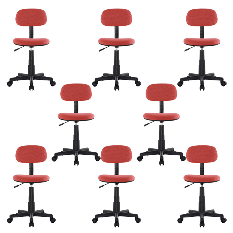 Modern No Arm Conference Chair Wheels Included Desk Chair for Office