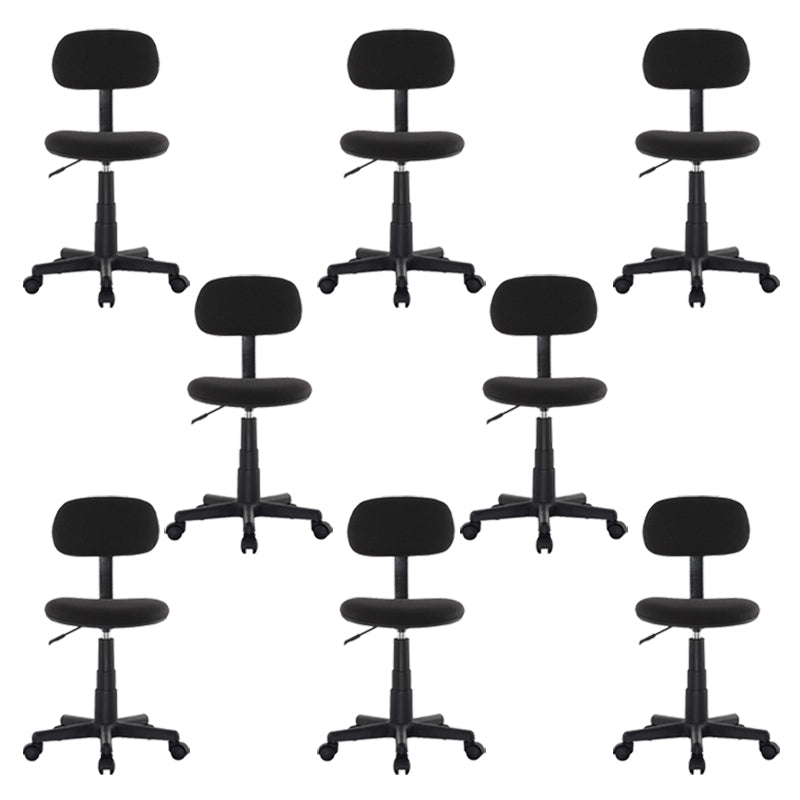 Modern No Arm Conference Chair Wheels Included Desk Chair for Office