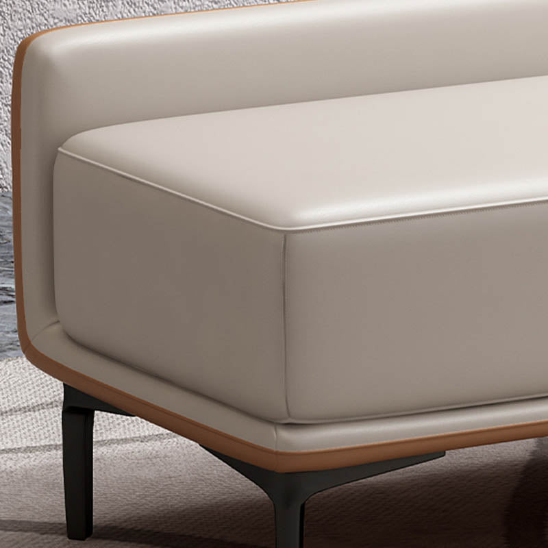 Modern Bedroom Bench Solid Color Seating Bench with Upholstered