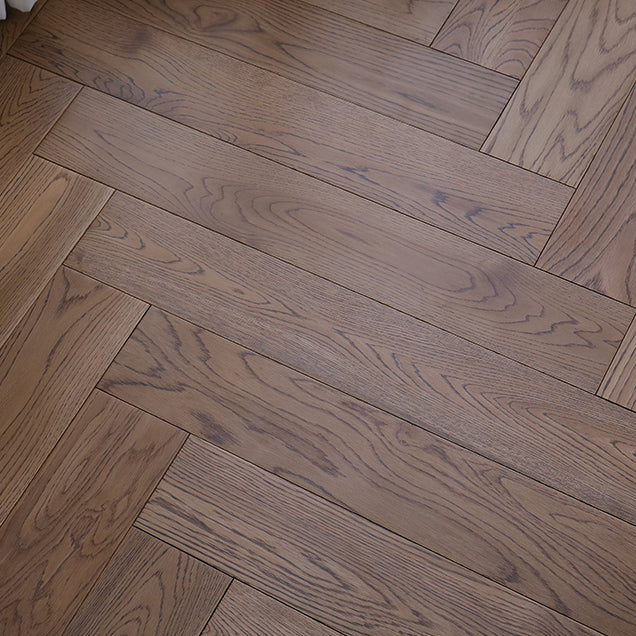 Modern Solid Wood Flooring Pure Color Interlocking Plank Flooring