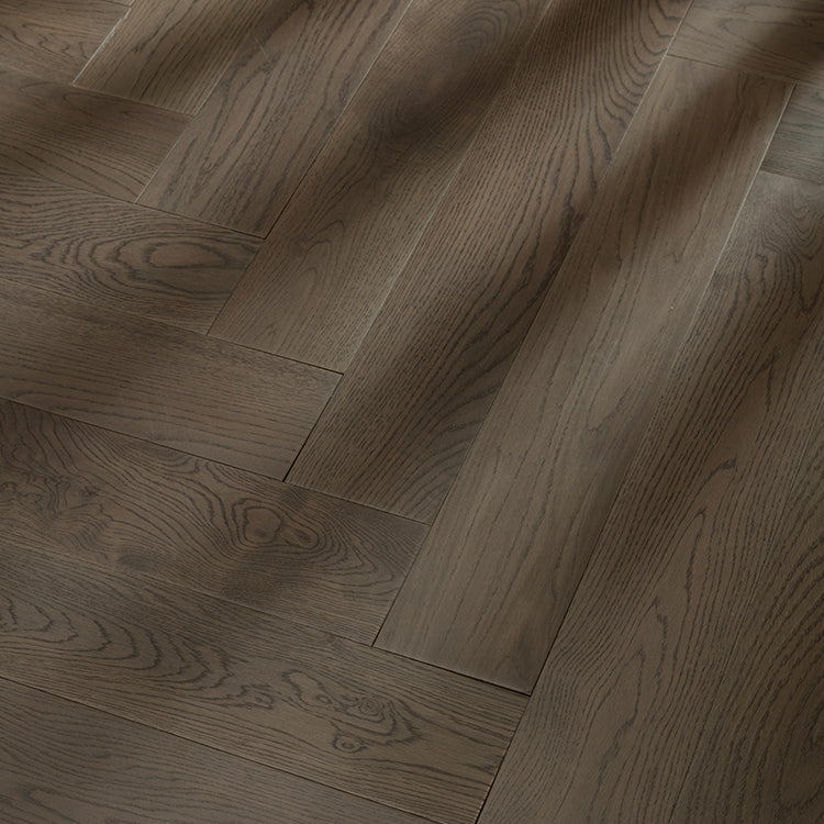 Modern Solid Wood Flooring Pure Color Interlocking Plank Flooring