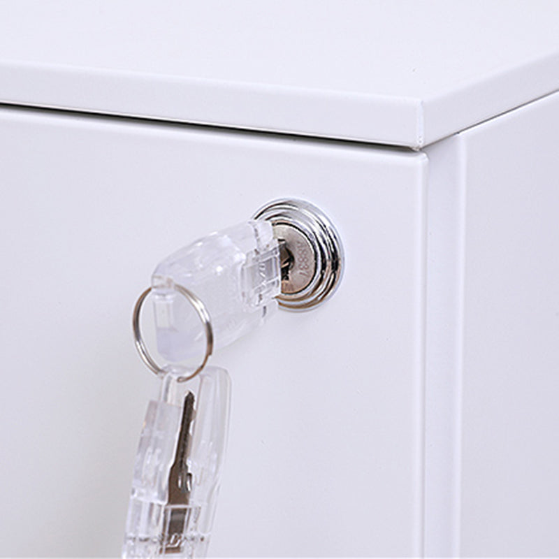 Contemporary File Cabinets Steel Frame File Pedestal with Key Lock for Home Office