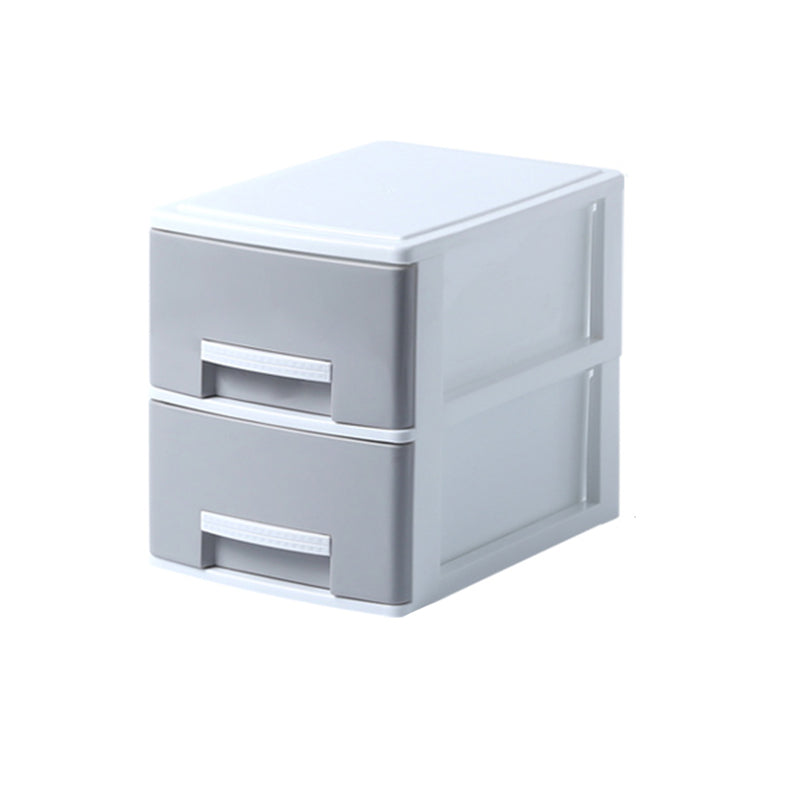 Modern Filing Cabinet Plastic Vertical File Cabinet with Drawers for Home Office