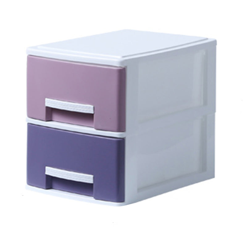 Modern Filing Cabinet Plastic Vertical File Cabinet with Drawers for Home Office