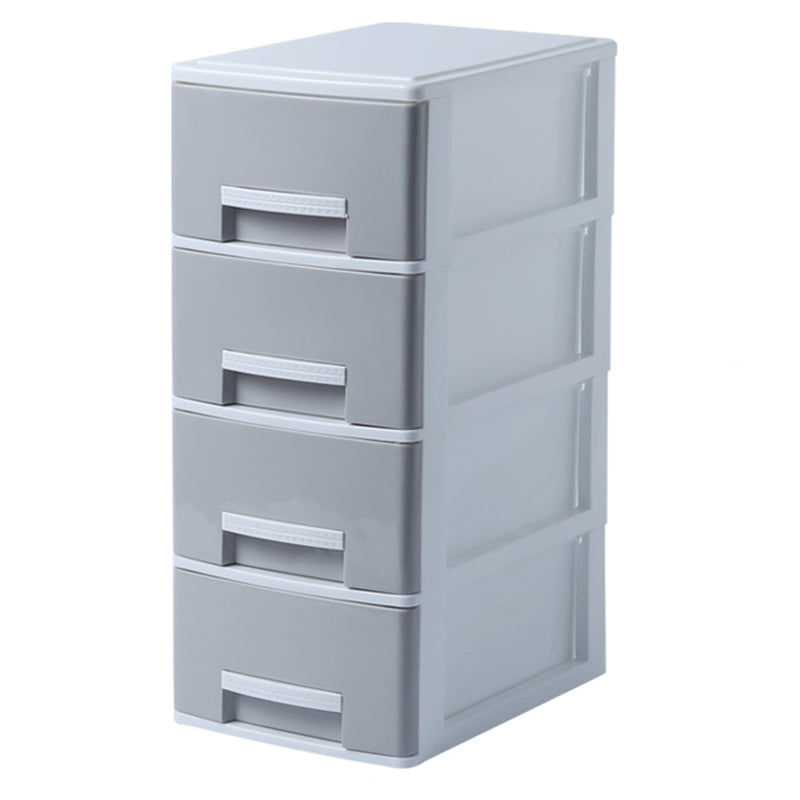 Modern Filing Cabinet Plastic Vertical File Cabinet with Drawers for Home Office