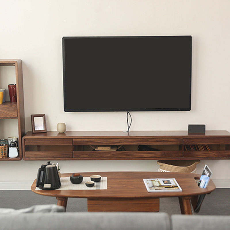 Solid Wood TV Stand Modern Style TV Media Console for Living Room