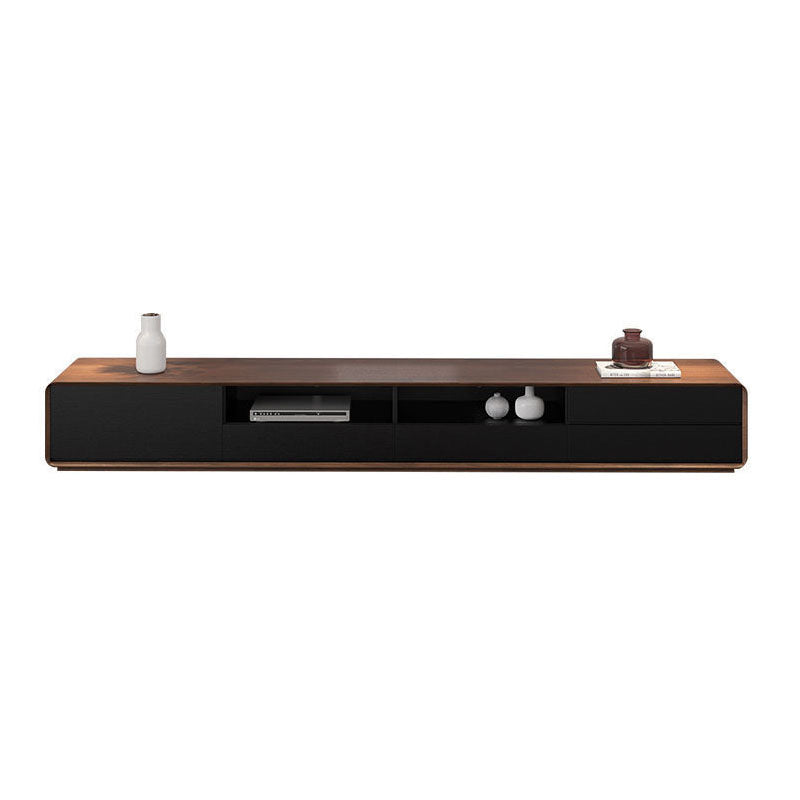 Scandinavian TV Console Wooden TV Media Console with Drawers