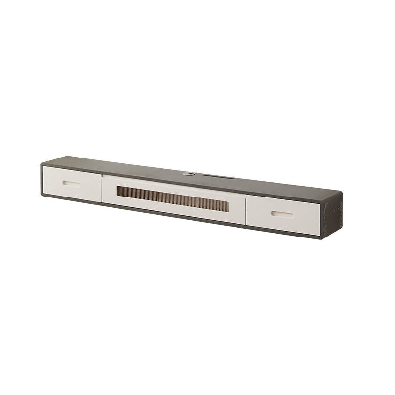 Contemporary TV Console Solid Wood TV Media Console with Drawers