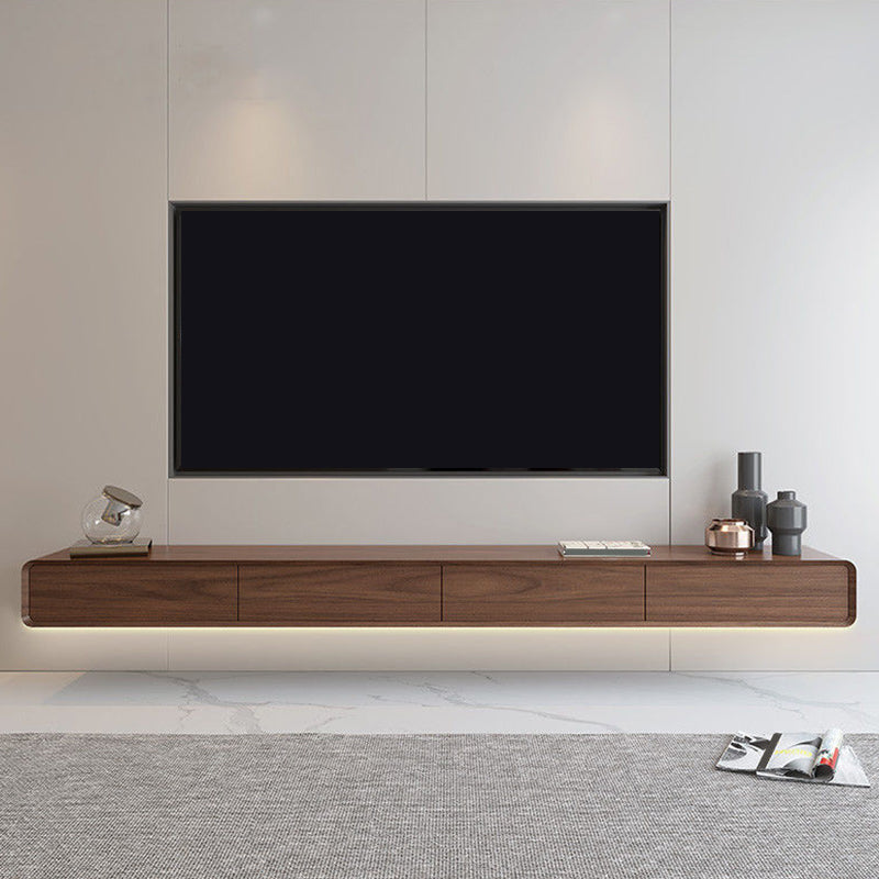 Contemporary TV Console Solid Wood TV Media Console for Living Room