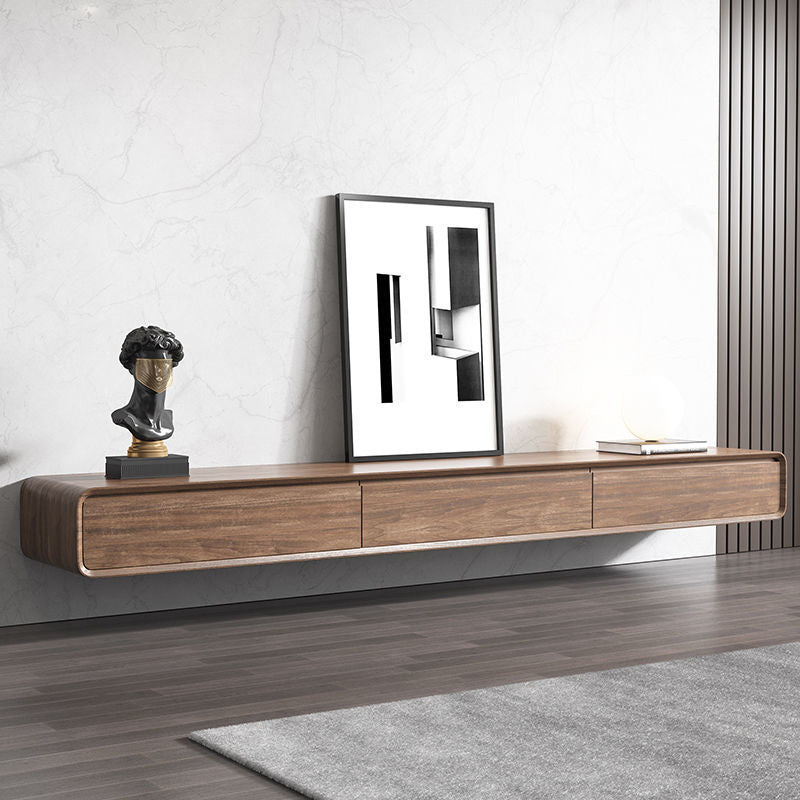 Contemporary TV Console Solid Wood TV Media Console for Living Room