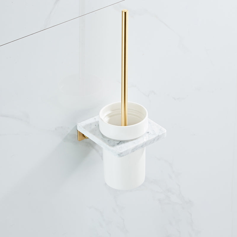 Modern White Bathroom Accessory As Individual Or As a Set in Marble