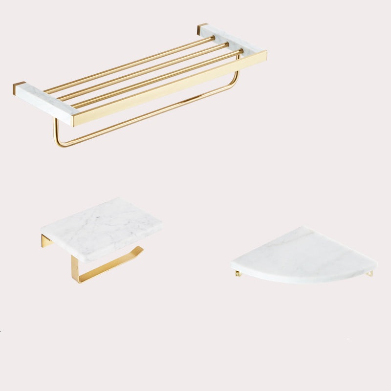 Modern White Bathroom Accessory As Individual Or As a Set in Marble