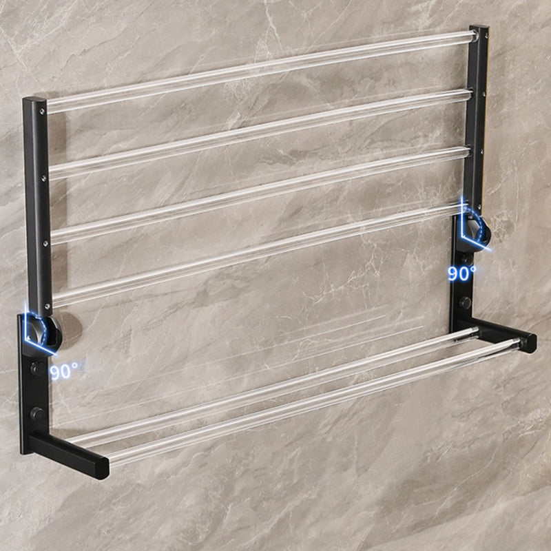 Modern Bathroom Accessory Kit Black Towel Bar Bath Shelf Bathroom Hardware Set