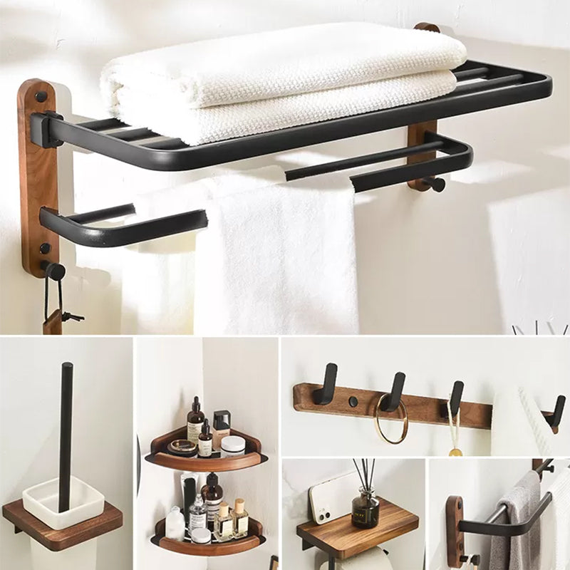 Traditional Bathroom Accessory As Individual Or As a Set in Black