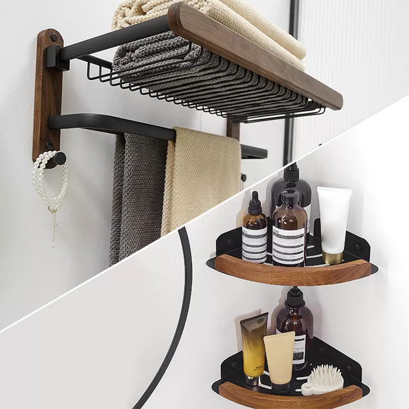 Traditional Bathroom Accessory As Individual Or As a Set in Black