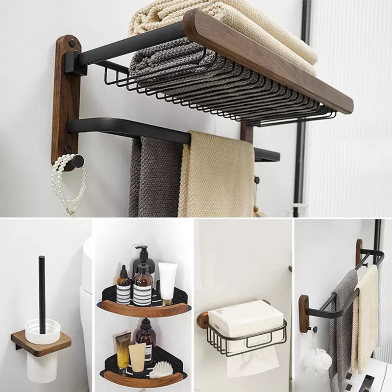 Traditional Bathroom Accessory As Individual Or As a Set in Black