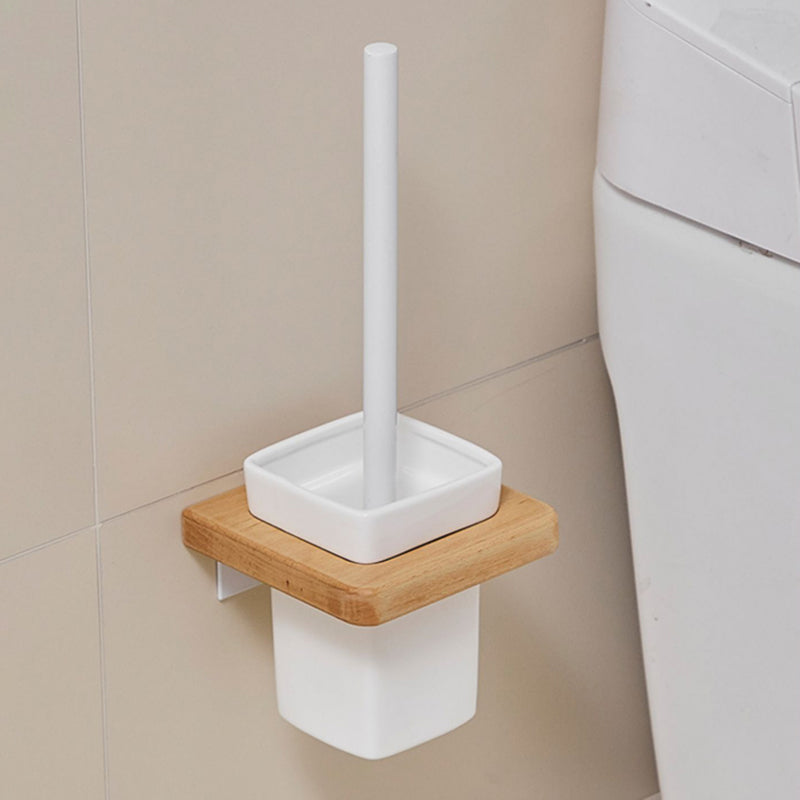 Modern Natural Bathroom Accessory As Individual Or As a Set in Solid Wood