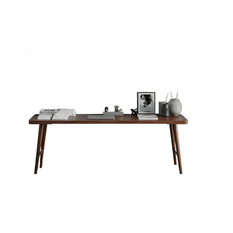 Contemporary Office Desk Solid Wood 29.53" Tall Rectangle Writing Desk