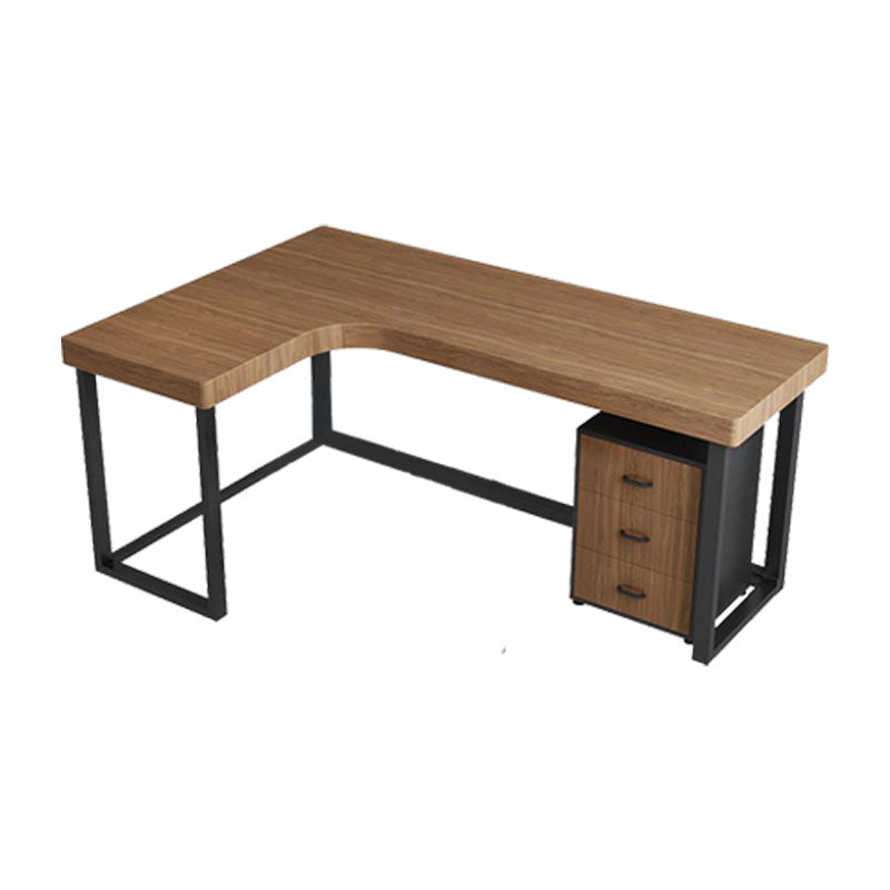 Modern Wooden Office Desk Sled Base Writing Desk , 29.53" Tall (Cabinet not Included)