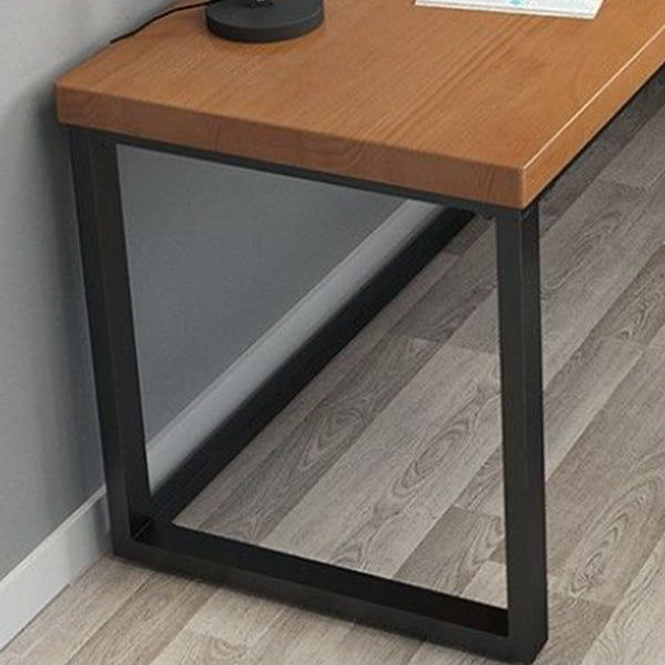 Modern Wooden Office Desk Sled Base Writing Desk , 29.53" Tall (Cabinet not Included)