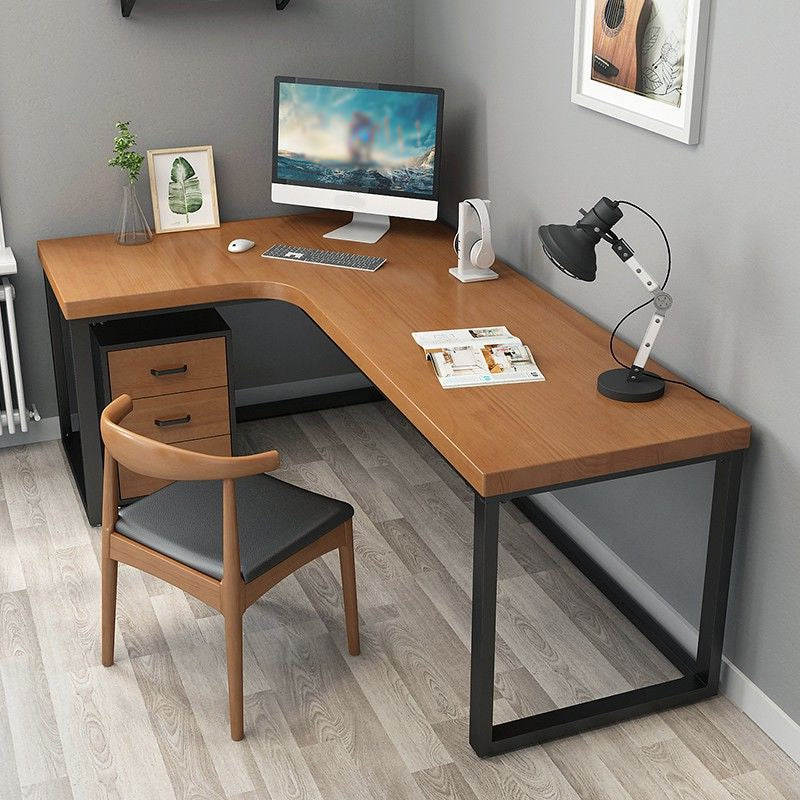 Modern Wooden Office Desk Sled Base Writing Desk , 29.53" Tall (Cabinet not Included)