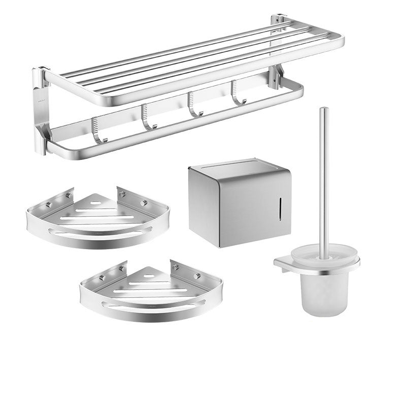 Silver Bathroom Hardware Set Modern Bathroom Accessory as Individual or as A Set