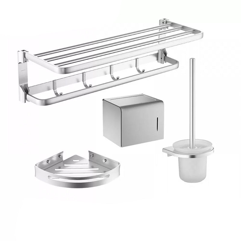 Silver Bathroom Hardware Set Modern Bathroom Accessory as Individual or as A Set