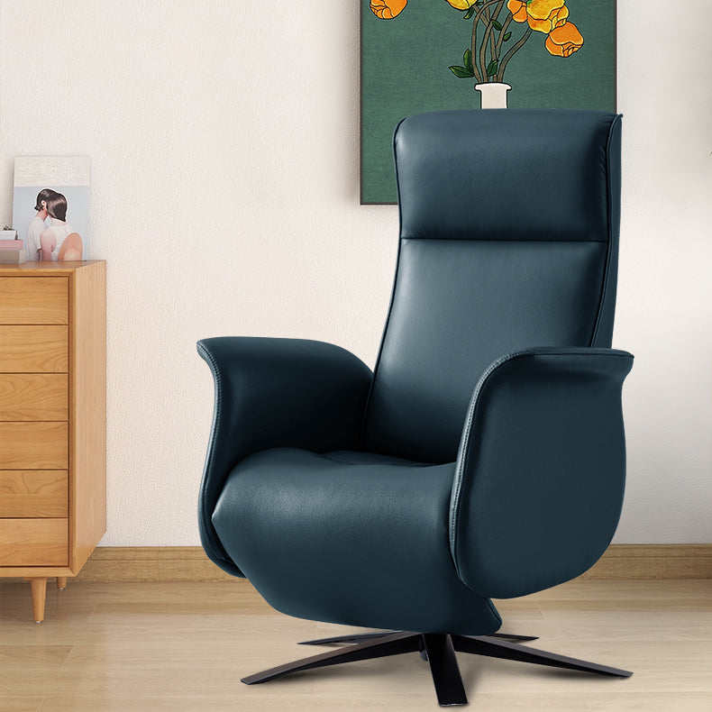 Padded Arms Desk Chair Modern No Distressing Leather Ergonomic Chair