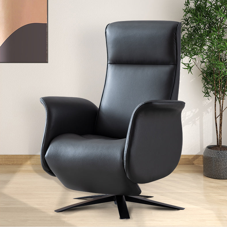 Padded Arms Desk Chair Modern No Distressing Leather Ergonomic Chair