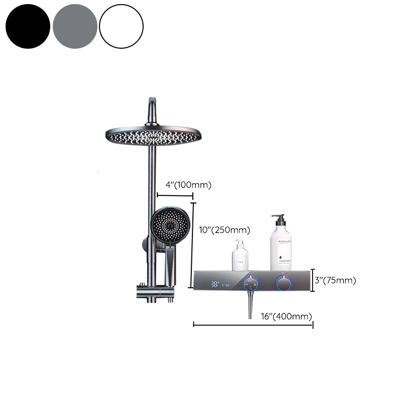 Shower System Rain Shower Head Massage/Jet Handheld Shower Trim