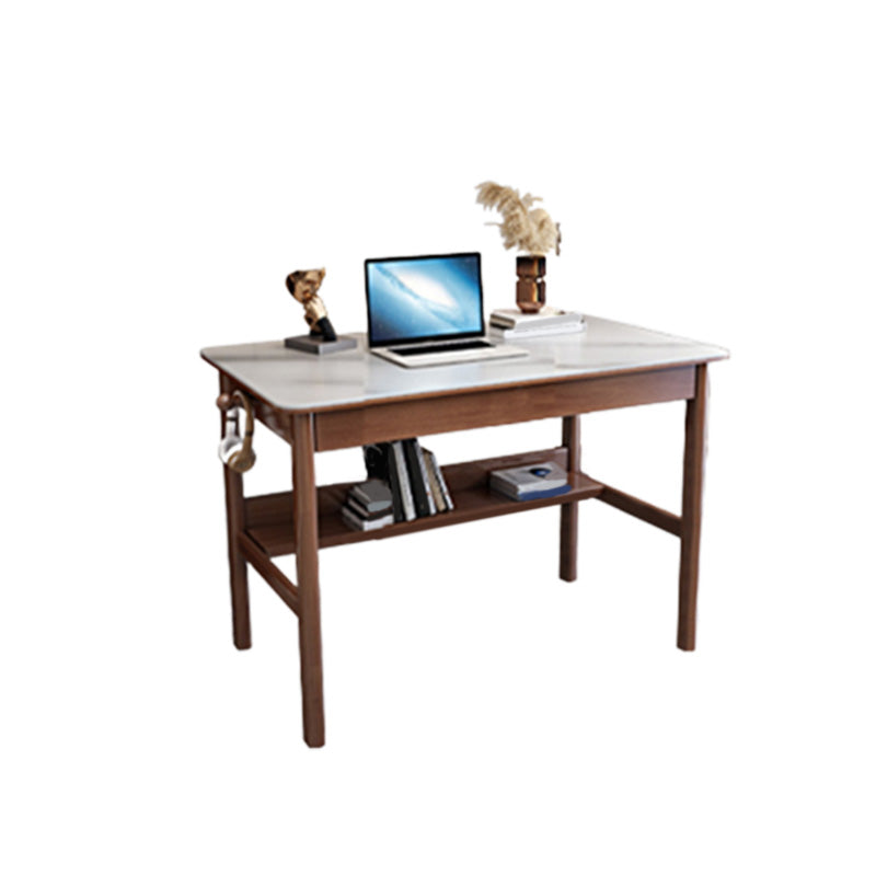 Rectangular Shaped Writing Desk Grey/White/Natural/Black Office Desk with 1/2/3 Drawers