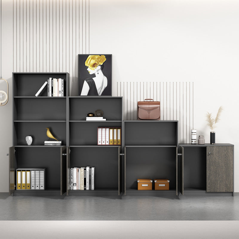 Wood File Cabinet Vertical Modern Filing Cabinet with Storage Shelves