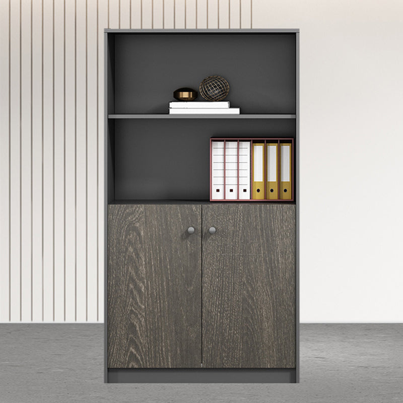 Wood File Cabinet Vertical Modern Filing Cabinet with Storage Shelves