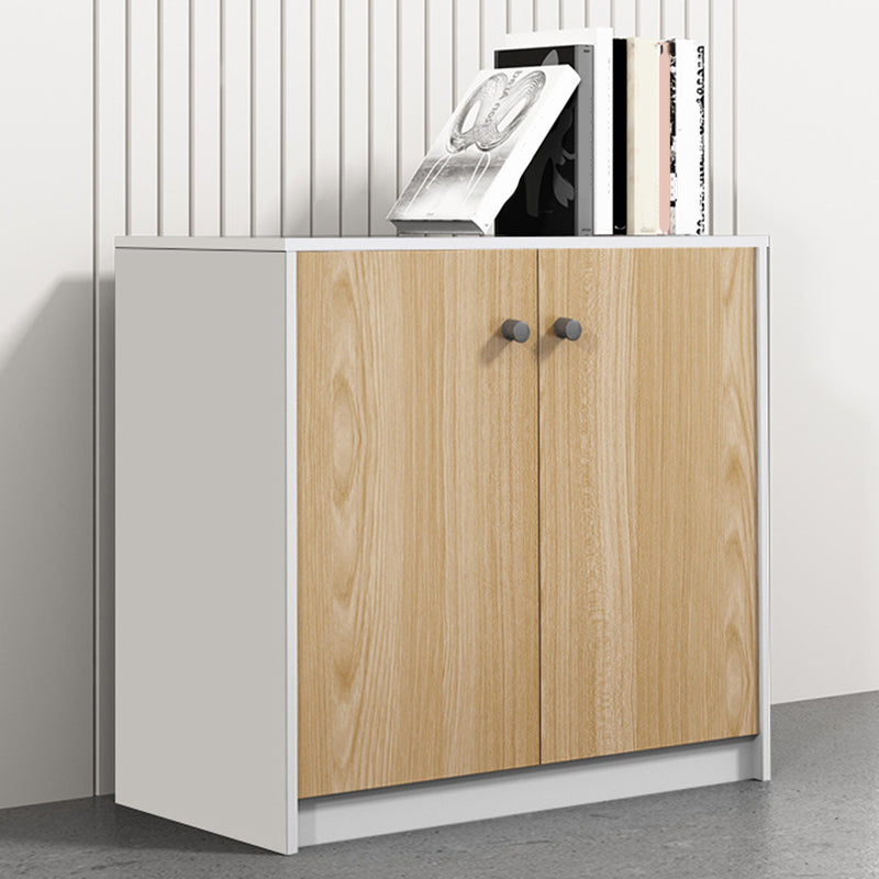 Wood File Cabinet Vertical Modern Filing Cabinet with Storage Shelves