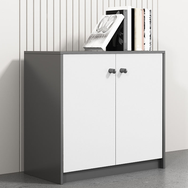 Wood File Cabinet Vertical Modern Filing Cabinet with Storage Shelves