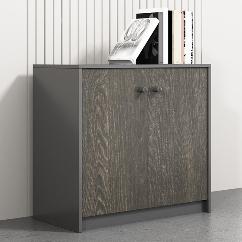 Wood File Cabinet Vertical Modern Filing Cabinet with Storage Shelves