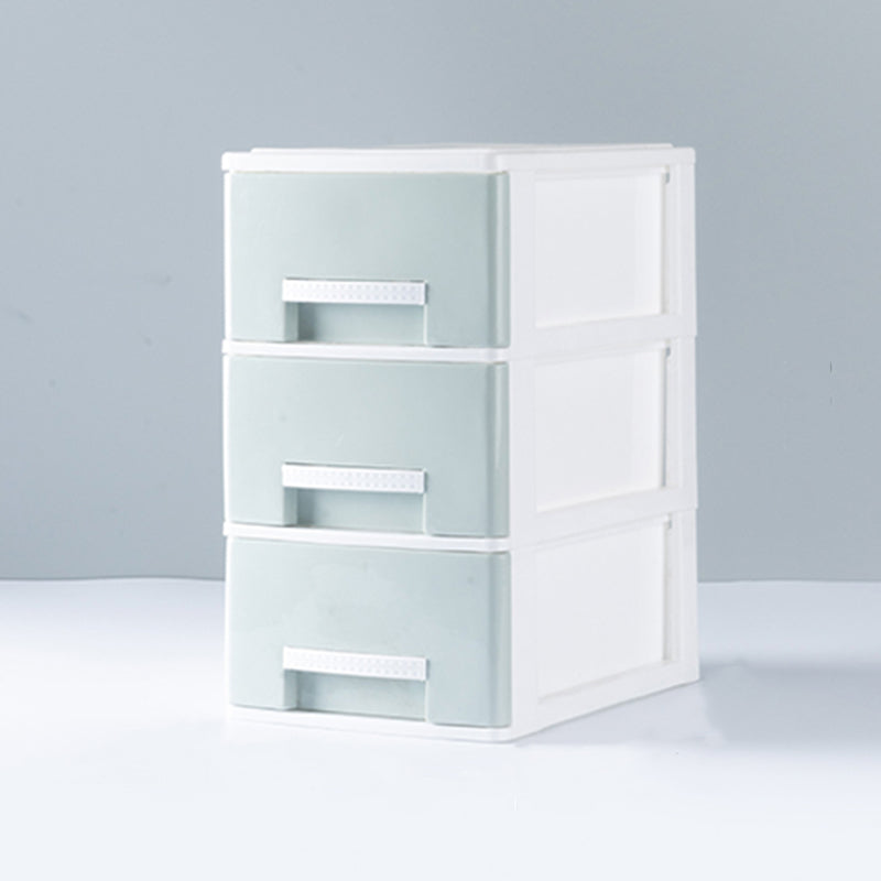 Contemporary File Cabinet Plastic Vertical Filing Cabinet with Drawers for Home Office