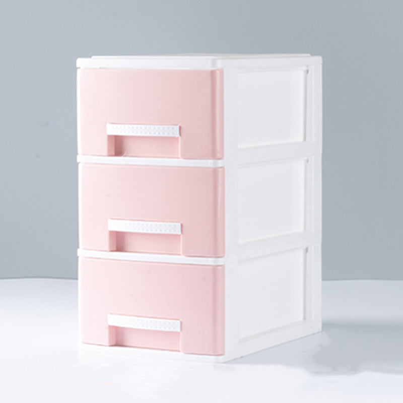 Contemporary File Cabinet Plastic Vertical Filing Cabinet with Drawers for Home Office