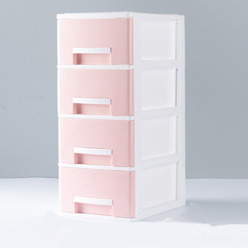 Contemporary File Cabinet Plastic Vertical Filing Cabinet with Drawers for Home Office