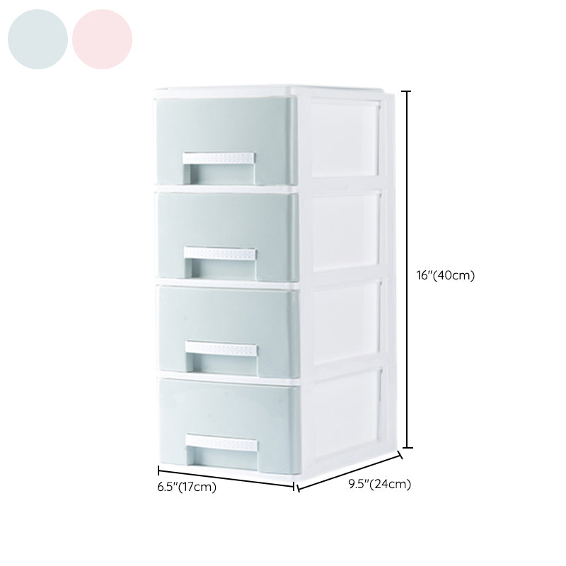 Contemporary File Cabinet Plastic Vertical Filing Cabinet with Drawers for Home Office