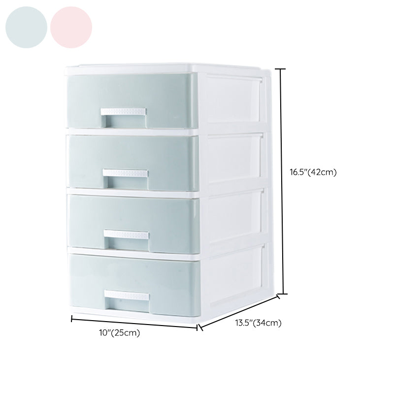 Contemporary File Cabinet Plastic Vertical Filing Cabinet with Drawers for Home Office