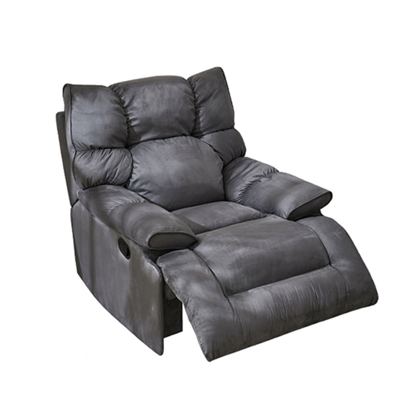 Scandinavian Upholstery Recliner Chair Microsuede Standard Recliner