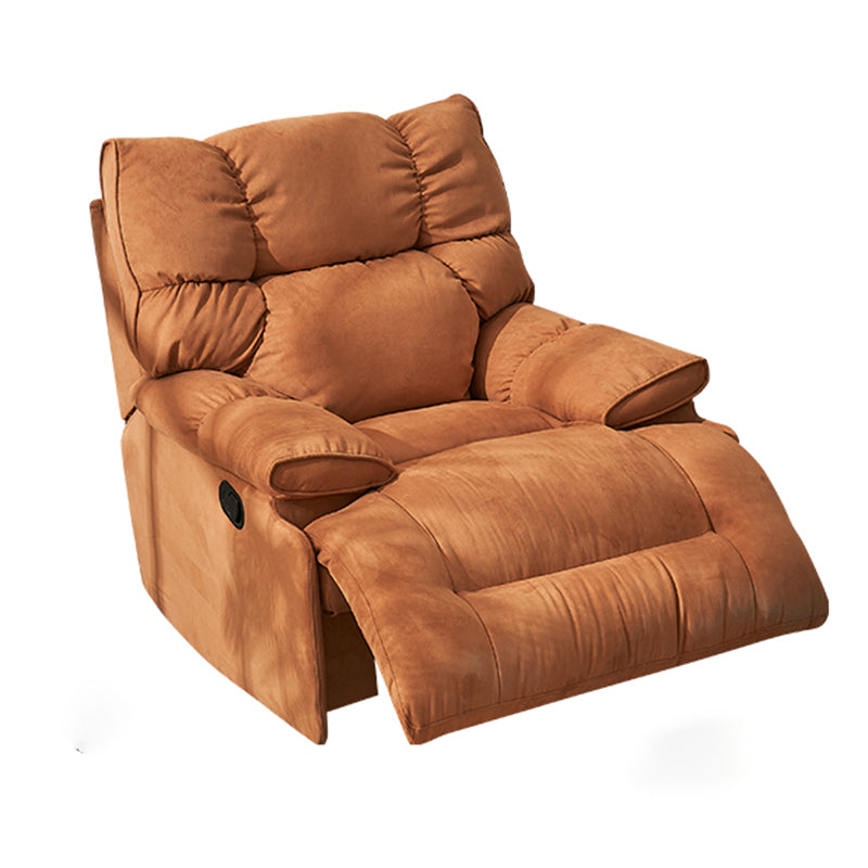 Scandinavian Upholstery Recliner Chair Microsuede Standard Recliner