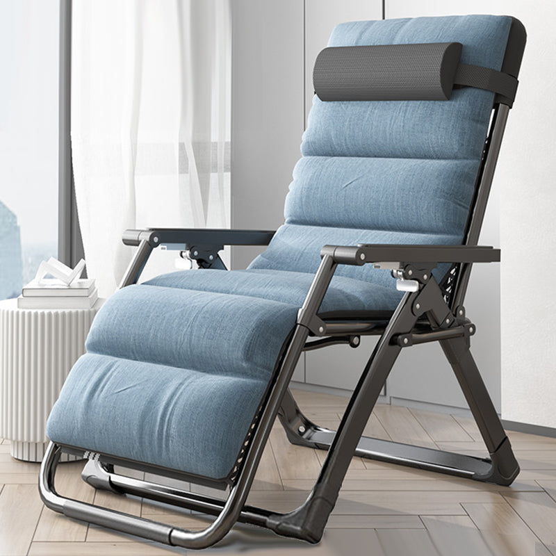 Metal Recliner Chair with Arm Contemporary foldable Chair for Bedroom