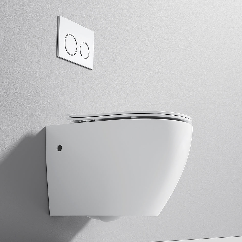 Contemporary Flush Toilet One Piece Toilet Wall Mount Porcelain Urine Toilet